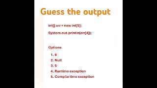 Daily Java interview questions  Guess the output java shorts javatechinterview [upl. by Artemis]