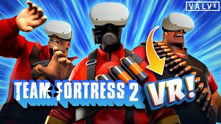 Finally Team Fortress 2 is in VR PCVR amp Quest 2 [upl. by Anivahs]