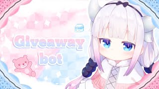 Giveaway bot  bot para sorteos de discord facil de usar 🤯 [upl. by Nomad]