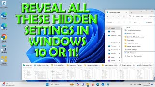 How To Reveal All These Hidden Settings in Windows [upl. by Longo]