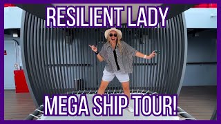 Virgin Voyages Resilient Lady Full Walk Through  MEGA Full Ship Tour [upl. by Gnap500]