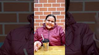 Thand mein Cold Coffee aur Chilli Potato😱 abhaybhadoriya shorts funny food siblings winter [upl. by Niliak]