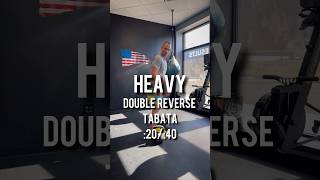 INSANE Double Reverse Kettlebell TABATA Workout  2040 Heavy Strength kettlebellworkouts [upl. by Yadroc]