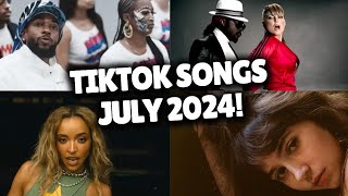 Top Trending Songs on TikTok  JULY 2024 [upl. by Pich]