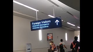 International arrival baggage claim amp ground transport at ATL airport PUJ  ATL [upl. by Inig]