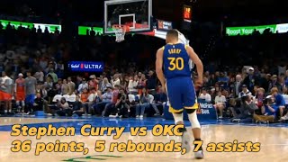 Stephen Curry Highlights  GSW at OKC  November 10 2024  carleysports [upl. by Mensch182]