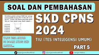 SOAL SKD CPNS TIU 2024  Bangun Ruang cpns cpns2024 [upl. by Nami477]