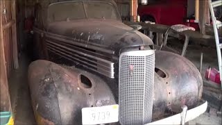 1938 Cadillac La Salle Flathead V8 Coupe Farm Find [upl. by Nytsud]