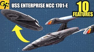 USS Enterprise NCC 1701E 10 Little Known Features Star Trek [upl. by Eiffe]