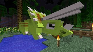 Minecraft Dinosaurs  Part 105  Acrocanthosaurus and MC Dino Livestream [upl. by Aysa]