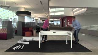 Turnstone Assembly Video  bivi Single Desk [upl. by Harwin451]