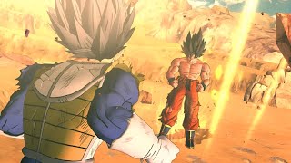 What if GOKU turned SUPER SAIYAN against Vegeta SAIYAN SAGA English Dub [upl. by Greenwood]