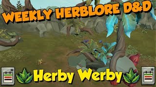 New Herby Werby Runescape 3 Weekly Herblore DampD [upl. by Pestana]