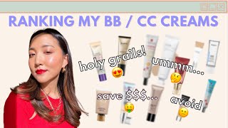 Ranking My Full BBCC Cream Collection  Holy Grails to Fails  glowwithava [upl. by Sassan]