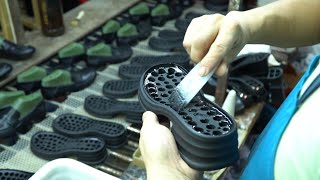 From leather to leather shoes largescale leather shoes production process [upl. by Allerim741]