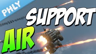 Crossout  AIR SUPPORT amp 360 NOSCOPES Crossout Gameplay [upl. by Faunie522]