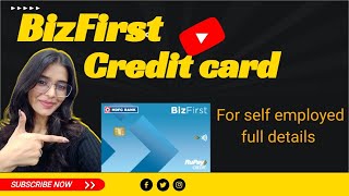 BizFirst credit card kya hota hai  business credit card benefits Rupay credit card credit card [upl. by Derinna]