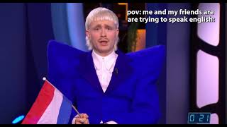 Joost Klein  I can talk very good english Winner Eurovision 2024 [upl. by Tneicniv]