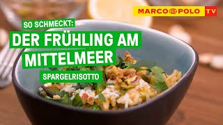 Spargelrisotto mit grünem Spargel  einfach lecker amp schnell selbstgemacht  Marco Polo TV [upl. by Sialac]