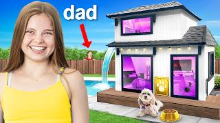 I Built a DREAM DOG HOUSE and Hid It From My Dad [upl. by Meir677]