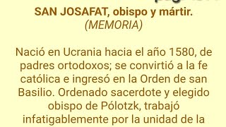 OFICIO DE LECTURA y LAUDES MARTES 12 DE NOVIEMBRE DEL 2024 [upl. by Minne]