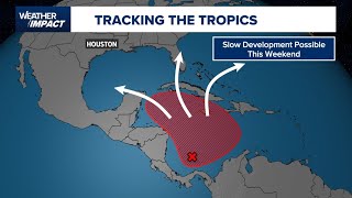 Tropical update Spot in western Caribbean has high chance for development [upl. by Canotas463]