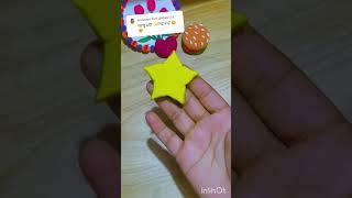 DIY clay art with⭐💫diy clayart youtubeshorts subscribe [upl. by Eineeuq237]