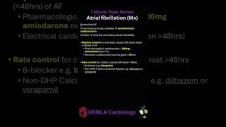 Atrial fibrillation management medicaleducation cardiology [upl. by Assenay]