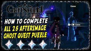 Enkanomiya All Afterimage  Ghost Quest Puzzle Guide  Genshin Impact [upl. by Yelrah]