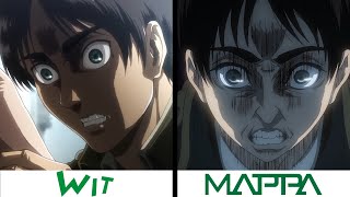 Wit Studio VS MAPPA  Attack On Titan Season 4 Part 2 Episode 4 [upl. by Htevi273]