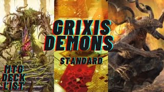 Playing a Midrange Demon Deck Duskmourn Standard Grixis Demons MTG Arena [upl. by Cliffes148]