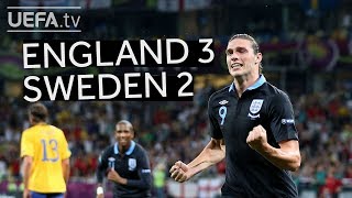 ENGLAND secure first ever competitive win over SWEDEN at EURO 2012 [upl. by Chemush]