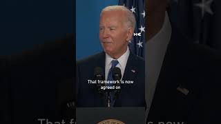 US President Joe Biden says he’s ‘determined’ to end war on Gaza [upl. by Eleanora]