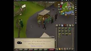 OSRS 99 Thieving levelup [upl. by Iram728]