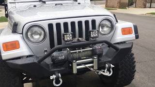 Winch Fairlead Replacing and Install Jeep TJ [upl. by Deragon]