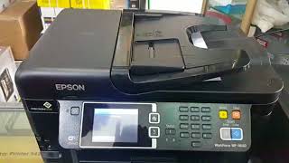 epson wf3640 auto 2 side printing [upl. by Ellenid]