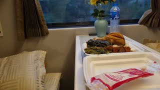 Train Food Reunification Express Vietnam [upl. by Anirtak580]