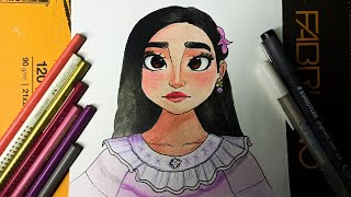 How to Draw Isabela Madrigal 🌸 Disney Encanto [upl. by Bloom]