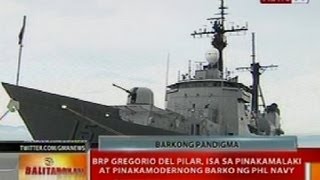 BT BRP Gregorio Del Pilar isa sa pinakamalaki at pinakamodernong barko ng PHL Navy [upl. by Ennaoj]