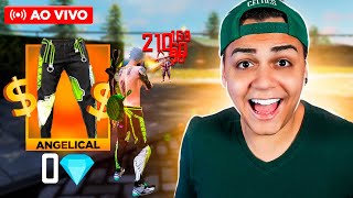 💚 FREITAS AO VIVO 💚 ANGELICAL VERDE DE GRAÇA 💚 FREE FIRE MOBILE 💚 [upl. by Aleek]