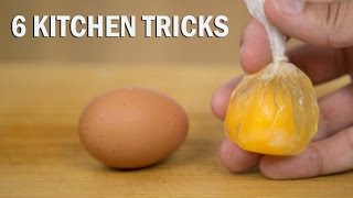 6 Kitchen Tricks  Food Hacks [upl. by Rennerb]