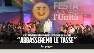 Renzi promette il taglio delle tasse quotÈ inutile parlare di sinistra se poi non si creano posti di l [upl. by Almeria]