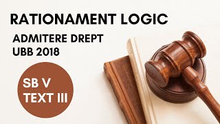 2018 Admitere Facultatea de Drept UBB rationament logic subiectul 5 text 3 [upl. by Nodnab315]