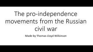 Proindependence movements during the Russian movement Mounthill Limited Halloween special part 2 [upl. by Oibesue]