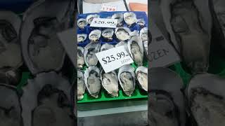 Footscray Market Yummy Oysters market foodblogger oysters [upl. by Zilada]