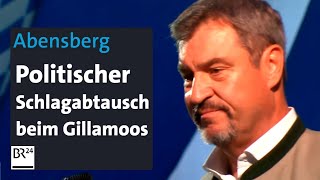 Abensberg Politischer Schlagabtausch beim Gillamoos [upl. by Heddi]