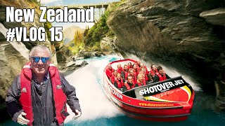 NEW ZEALAND VLOG 15  SHOTOVER JET BOAT IN QUEENSTOWN [upl. by Divadleahcim]