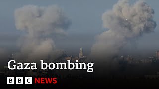 Israel continues bombing of Gaza as US urges protection of civilians  BBC News [upl. by Farly]