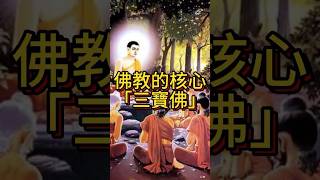 佛教的核心「三寶佛」 正能量 人生感悟 默觀 智慧 推薦 佛教 [upl. by Bayer712]