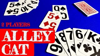 How to Play Alley Cat  2 Player Card Game Fan Submission [upl. by Golliner]